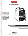 Lincoln Electric INVERTEC SVM101-B User's Manual
