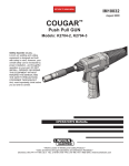 Lincoln Electric COUGAR K2704-3 User's Manual