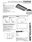 Lightolier VTS2GPK332 User's Manual