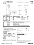 Lightolier FS03 User's Manual