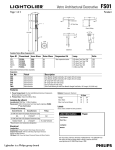 Lightolier FS01 User's Manual