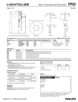 Lightolier FP03 User's Manual