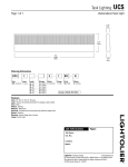 Lightolier UCS User's Manual