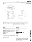 Lightolier FX16C User's Manual