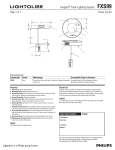 Lightolier Tangent FXS99 User's Manual