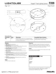 Lightolier Tangent FX99 User's Manual