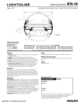 Lightolier RT6-10 User's Manual
