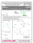 Lightolier C6TCAA User's Manual