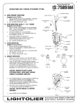 Lightolier 7589AZ User's Manual