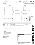 Lightolier DRL16 User's Manual