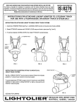 Lightolier Lytespan Track Lighting System 8276 User's Manual