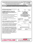 Lightolier CA3FMR User's Manual