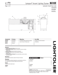 Lightolier 8610E User's Manual