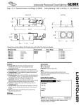 Lightolier 602MR User's Manual