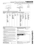 Lightolier 1100DAICM User's Manual