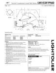 Lightolier LW7/CDF7P56D User's Manual