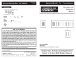 Lightolier Work Light MHCR User's Manual