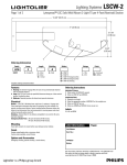 Lightolier LSCW-2 User's Manual