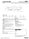 Lightolier LSB-2 User's Manual
