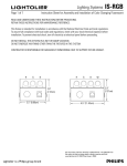 Lightolier Lighting Systems IS-RGB User's Manual