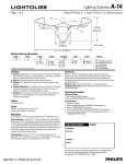 Lightolier A-14 User's Manual