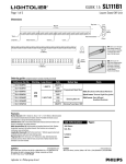 Lightolier SL111B1 User's Manual