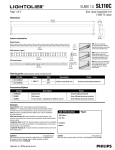 Lightolier SL110C User's Manual