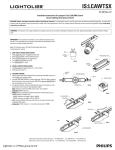 Lightolier IS:LCAWTSX User's Manual