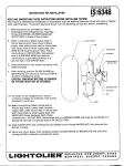 Lightolier IS:6348 User's Manual