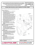 Lightolier IS:4AWA142 User's Manual