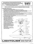 Lightolier IS:40712 User's Manual