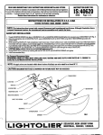 Lightolier IS:40620 User's Manual