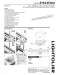 Lightolier Eye-QLB EYS4LNFX354 User's Manual
