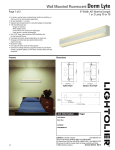Lightolier Dorm Lyte User's Manual