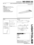 Lightolier Dominaire II WB Series 332 User's Manual