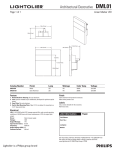 Lightolier DML01 User's Manual