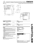 Lightolier CS8232/42 User's Manual