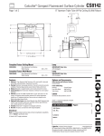 Lightolier CS8142 User's Manual