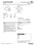 Lightolier Chicago Gimbal Unit MJ User's Manual