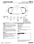Lightolier CD7-4 User's Manual