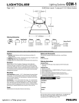 Lightolier CCM-1 User's Manual