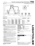 Lightolier T7032 User's Manual