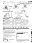 Lightolier C6AW User's Manual