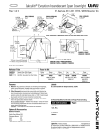 Lightolier C6AD User's Manual