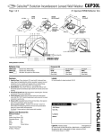 Lightolier C6P30L User's Manual