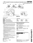 Lightolier C6P30A User's Manual