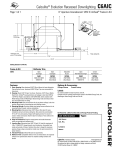 Lightolier C6AIC User's Manual
