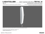 Lightolier FB5114U_3d User's Manual