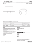 Lightolier D02 User's Manual