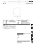 Lightolier AF2IR User's Manual